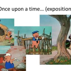 The three little pigs exposition