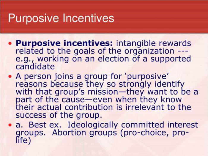 Incentives