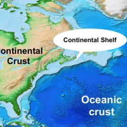 Which geologic feature is composed of the youngest crustal bedrock